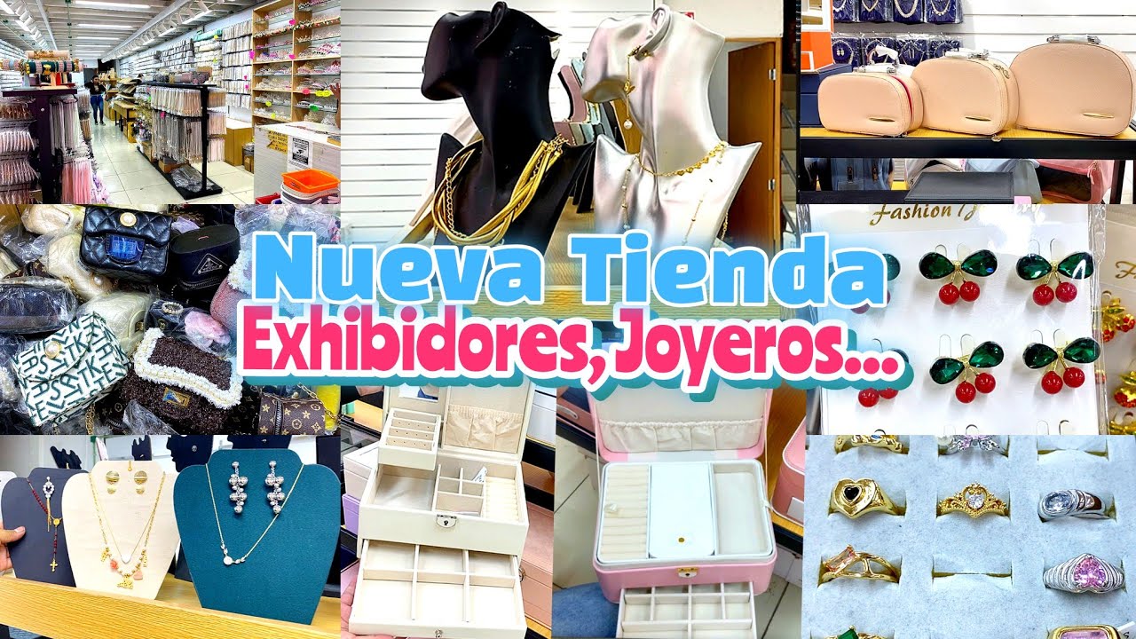 Nueva Tienda con OFERTAS a $50 PESOS 💍 Exhibidores de JOYERIA | Alhajeros, Neceser... #haznegocio