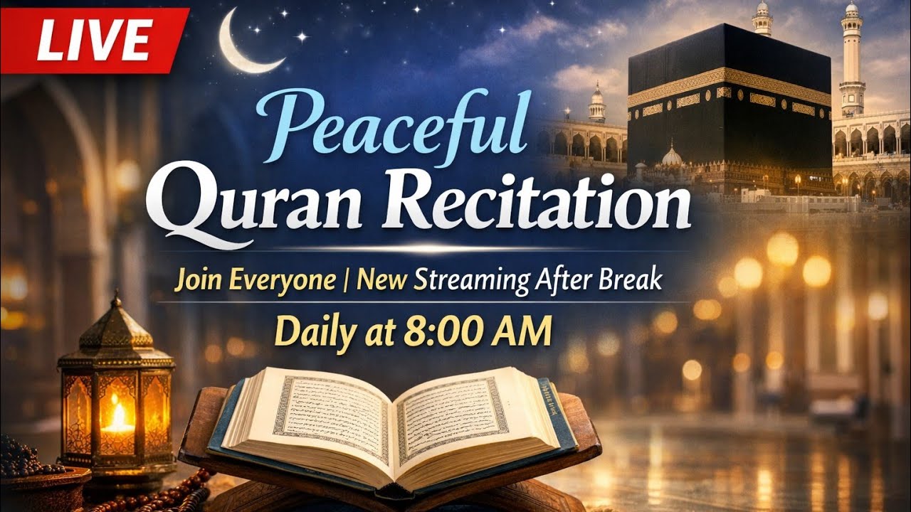 🔴LIVE Quran Recitation Para 21 | Peaceful Tilawat | Listen & Feel Peace