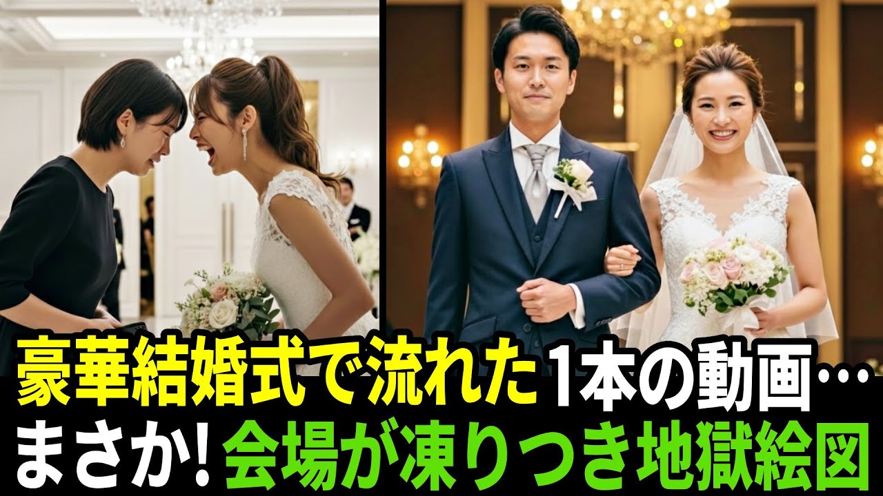 【衝撃の結末】元いじめリーダーの豪華結婚式で流れた1本の動画...会場が凍りつき地獄絵図【スカッとする話】