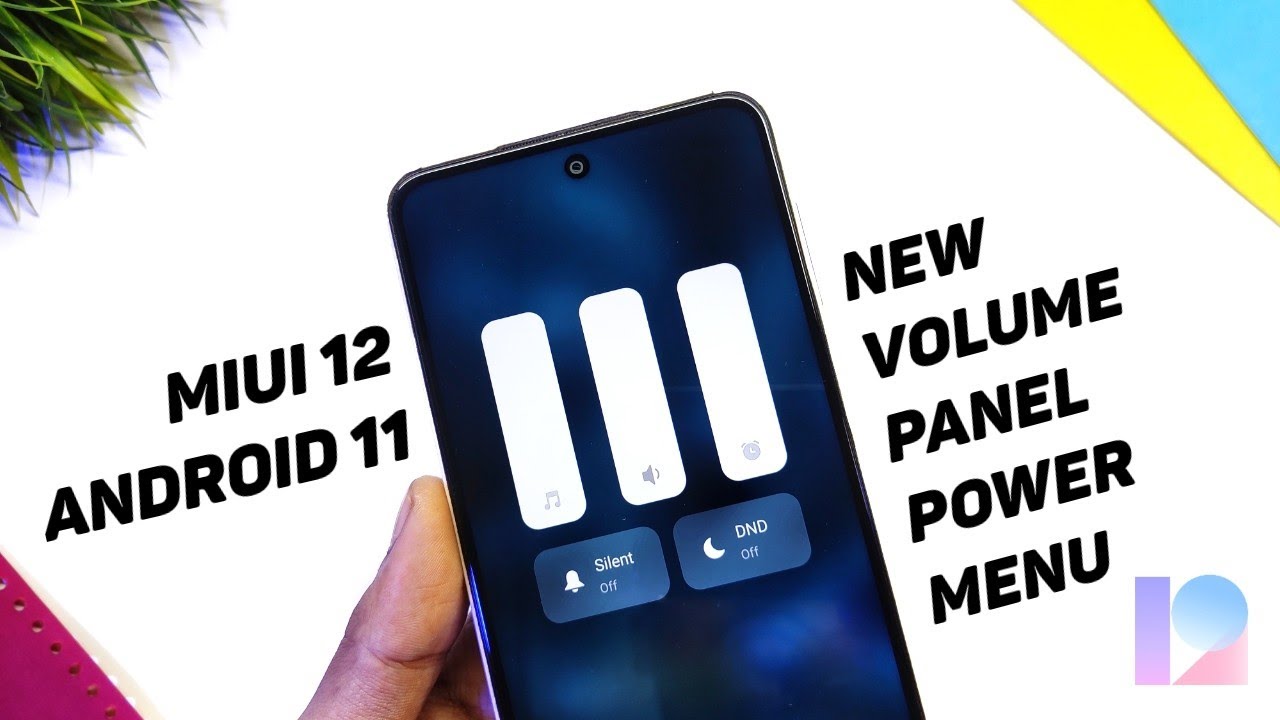 Miui 12 New Volume Control Panel & Power Menu | Install On Any Xiaomi Device | No Root