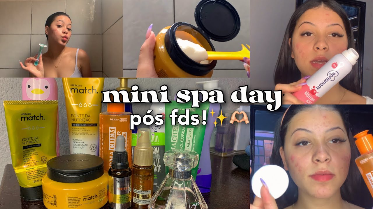 mini spa day pós fim de semana!✨|cabelo, pele, depilação etc..