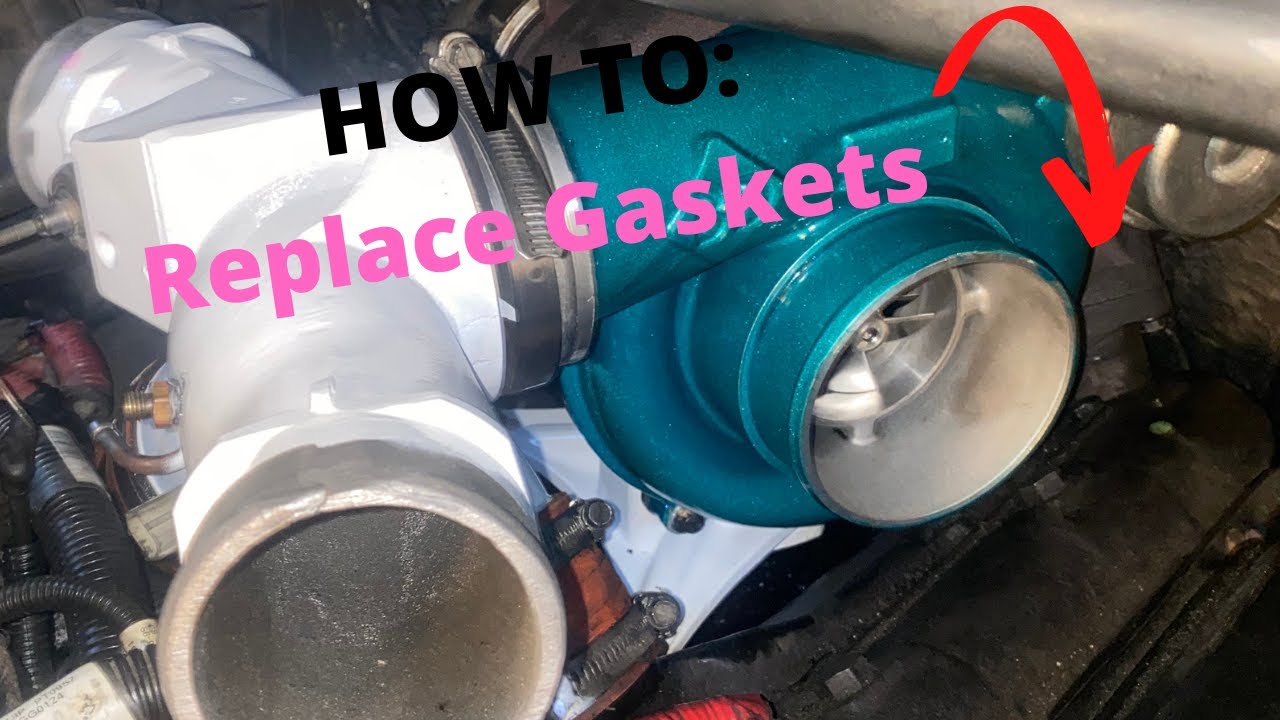 How to replace up pipe gasket and turbo pedestal seals