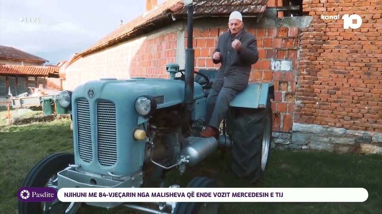 Njihuni me 84-vjeçarin nga Malisheva që ende e vozit mercedesin e tij