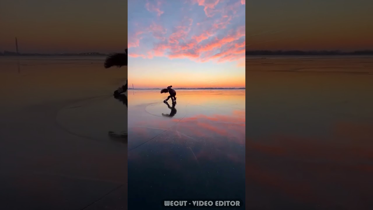 Skating On Frozen Lake  in Toronto!  .....  video credit hang6ix