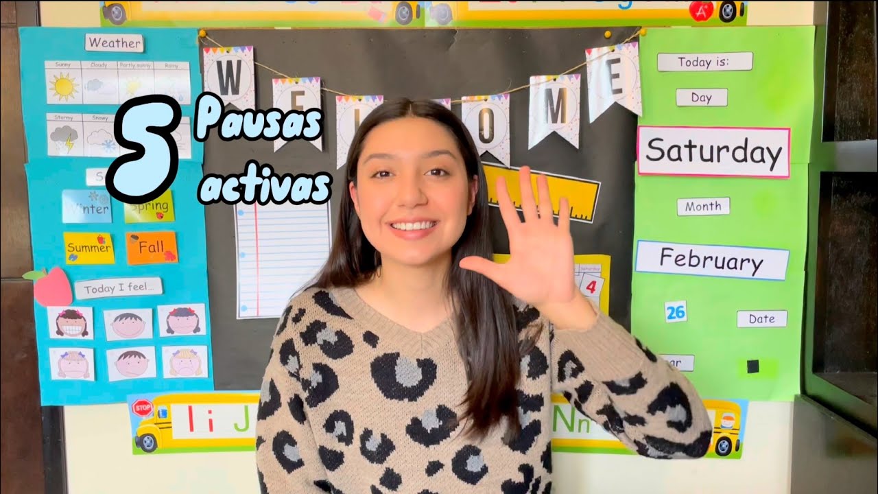 Ideas para PAUSAS ACTIVAS DIVERTIDAS👩🏻‍🏫