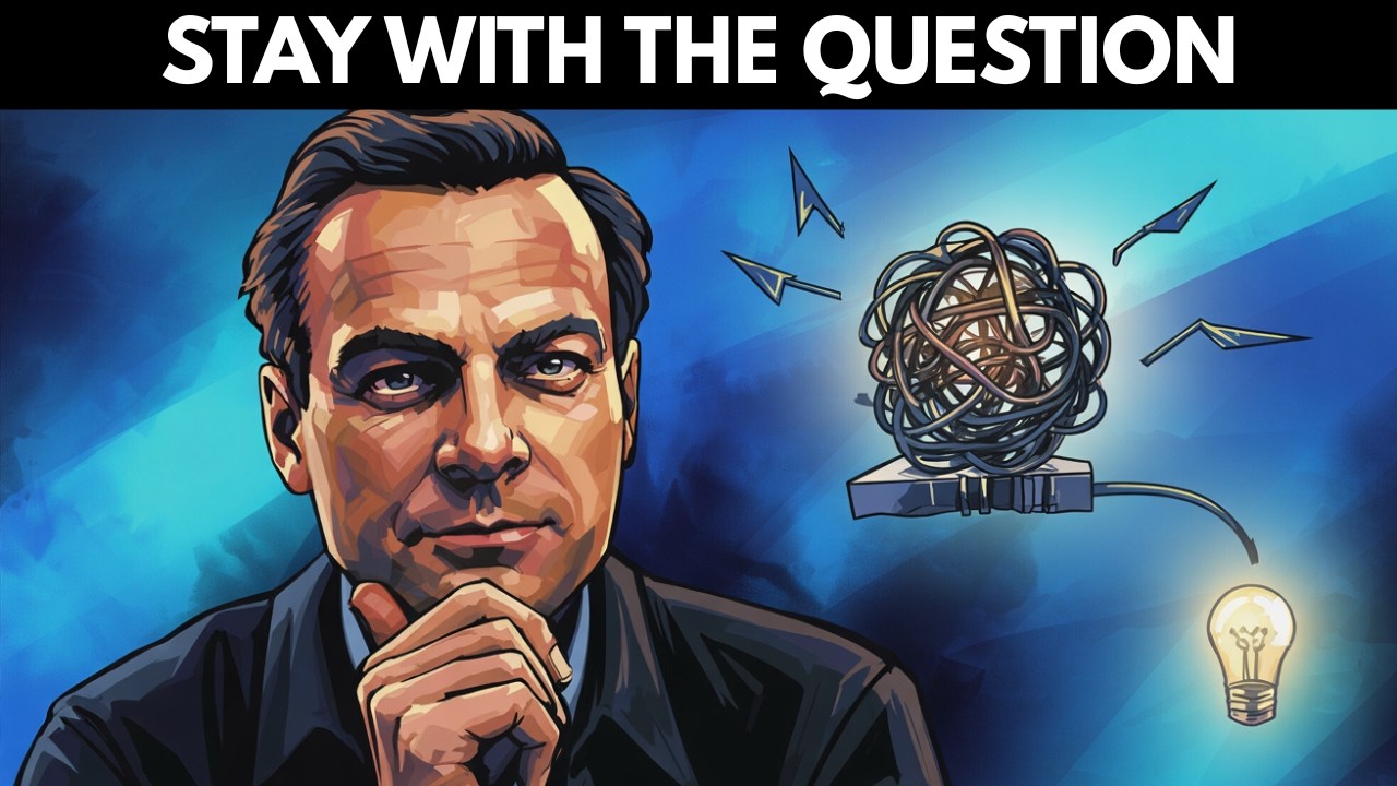 Force Your Mind to Stay With the Hard Question | Richard Feynman