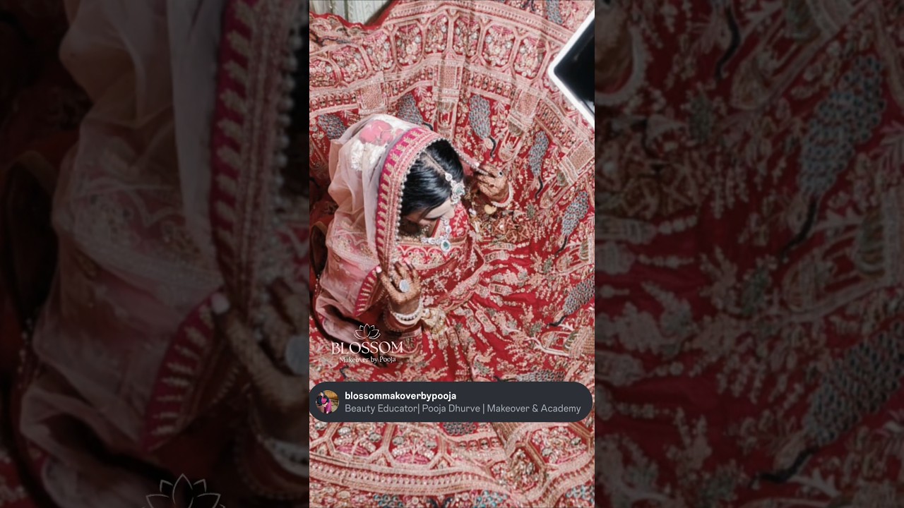 HD bridal makeup transformation 