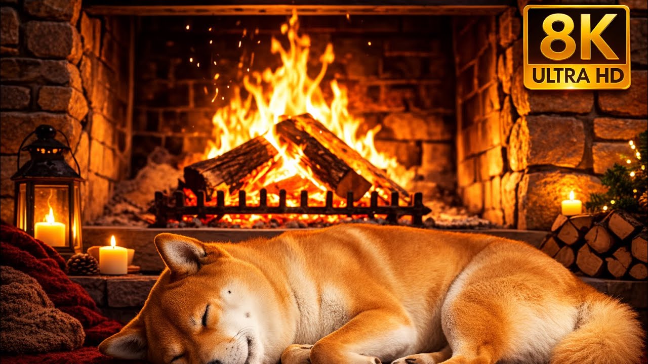 40 Mins Fireplace Sounds for Sleeping (No Mid-roll Ads)