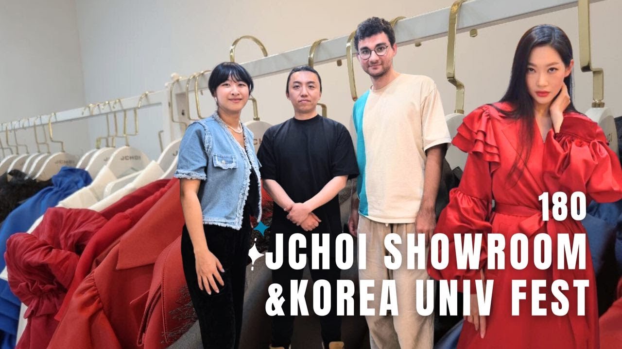 В гостях у корейского фешн дизайнера JChoi | студенческий фестиваль в Корё Korean University