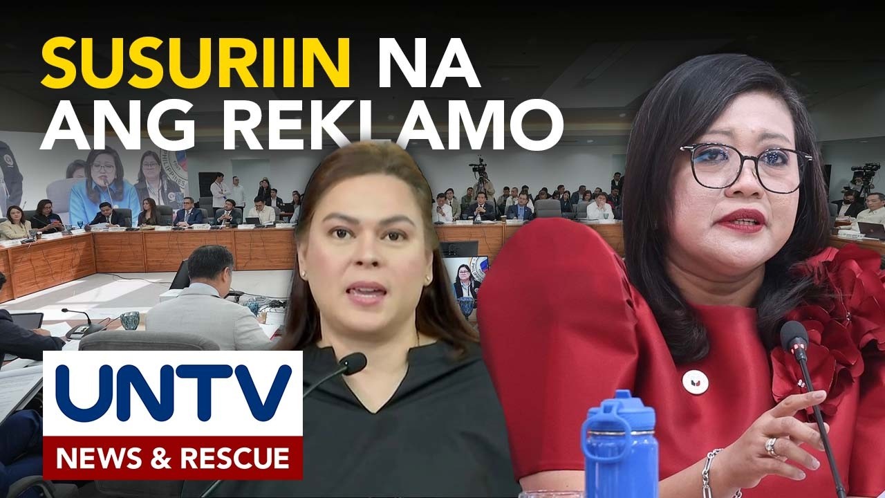 Sufficiency in form ng 4 reklamong impeachments vs VP Duterte, tutukuyin na sa Mar 2