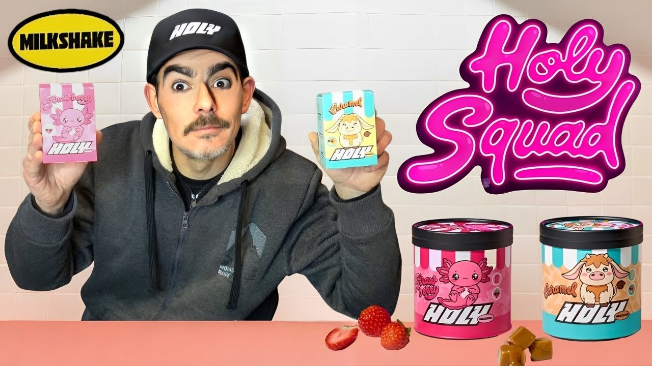 Holy Passe Au Niveau Supérieur Avec Les Milkshake Fraise & Caramel !