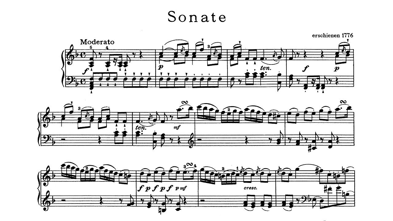 Haydn: Sonata in F major Hob. XVI:29 - Martin Galling, 1959 - VOX SVBX 576