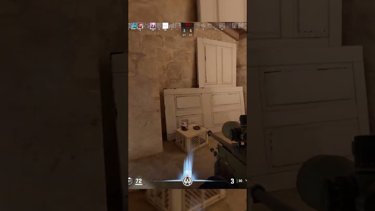quick scope snipe #cs2 #counterstrike