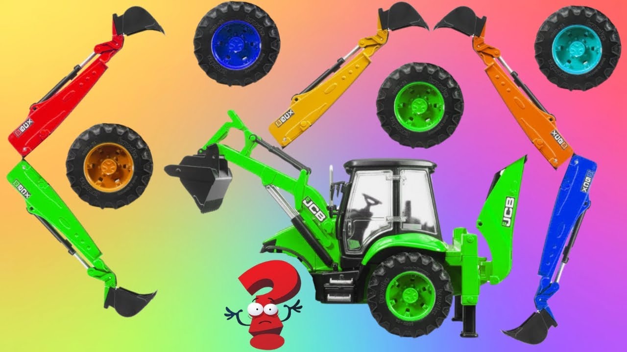Correctly Correctly Guess The JCB Parts Backhoe And Wheels | 