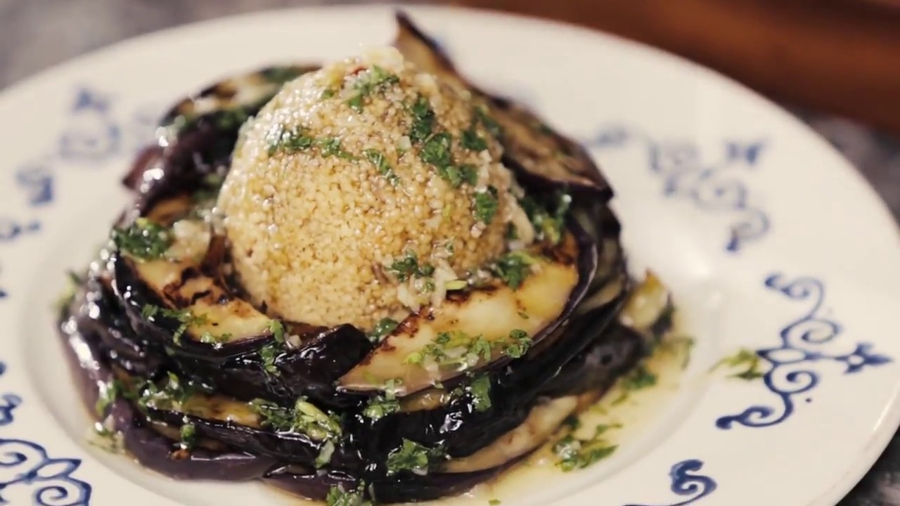 Ainsley Harriott | Istanbul Grilled Aubergine Recipe