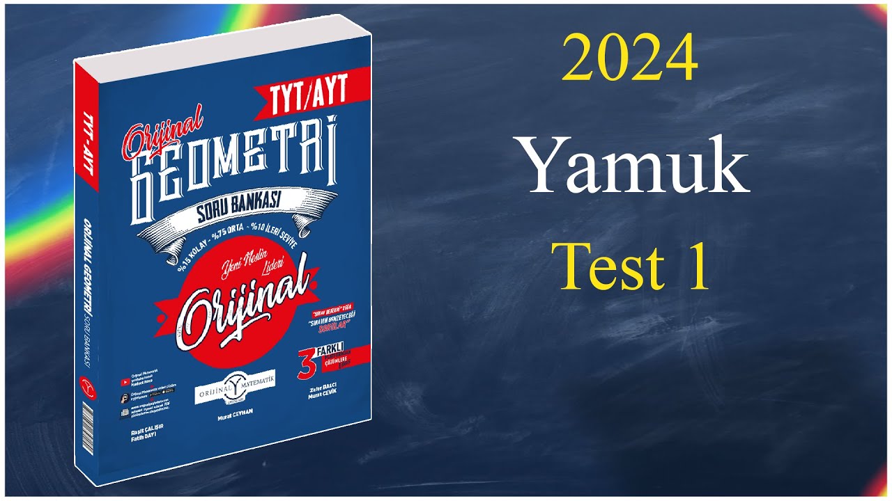 Yamuk Test 1  - Orijinal geometri soru bankası