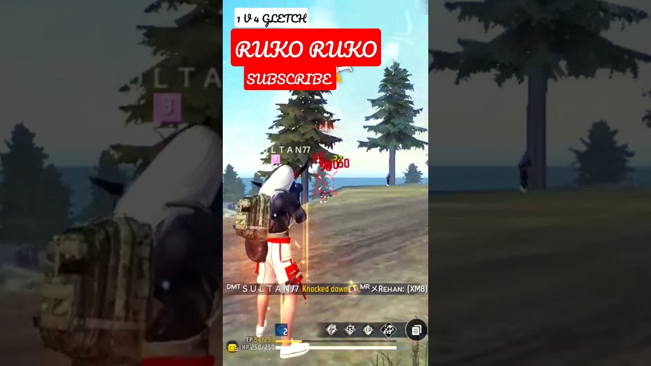 DMT sultan #freefirelivegaming #1vs4 #glitch #subscribetomychannel