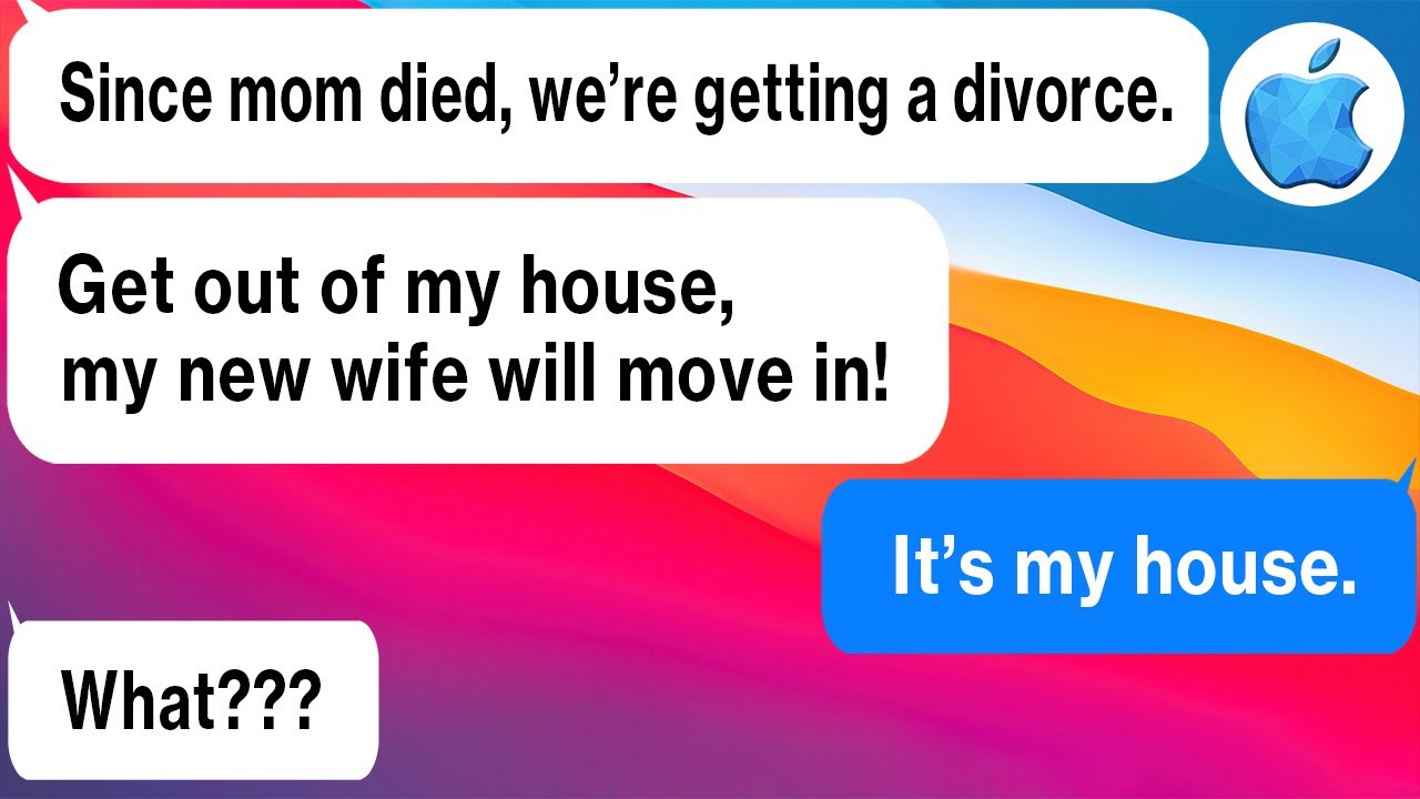 【Apple】My husband tells me, who’s exhausted after 15 years of taking care of MIL, that he’s...