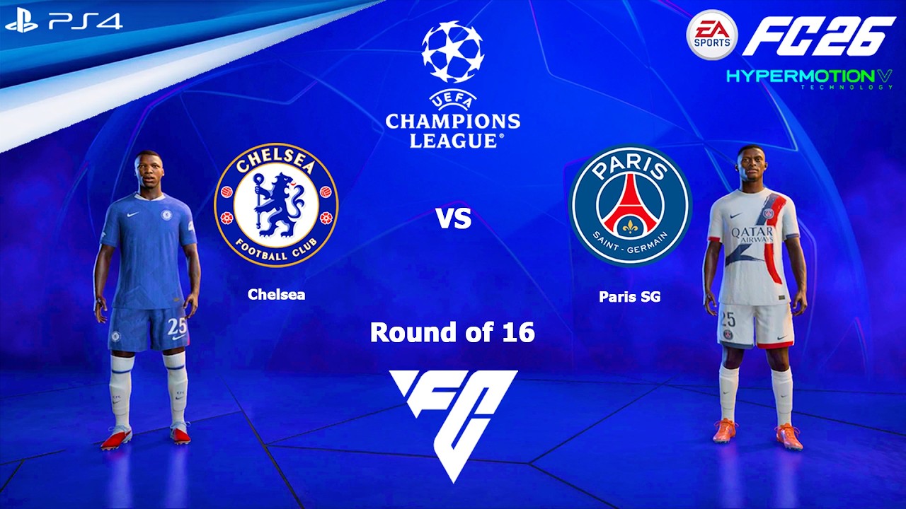 FC 26 PS4 - Челси против ПСЖ | Матч Лиги чемпионов УЕФА