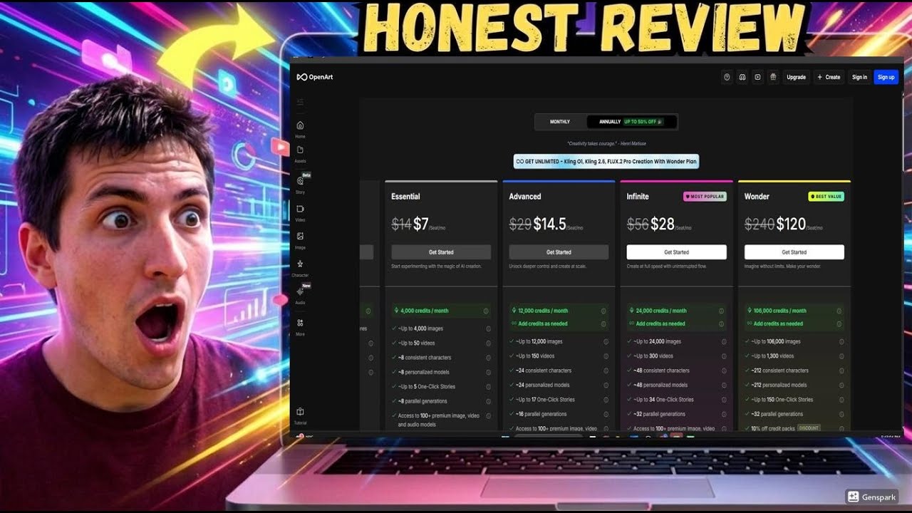 Обзор OpenArt AI 2026: возможности генерации изображений с помощью ИИ, система кредитов и цены