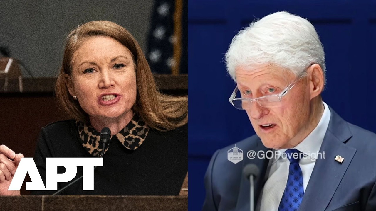 Rep Stansbury Questions Bill Clinton Over Epstein Allegations In Heated Exchange | APT