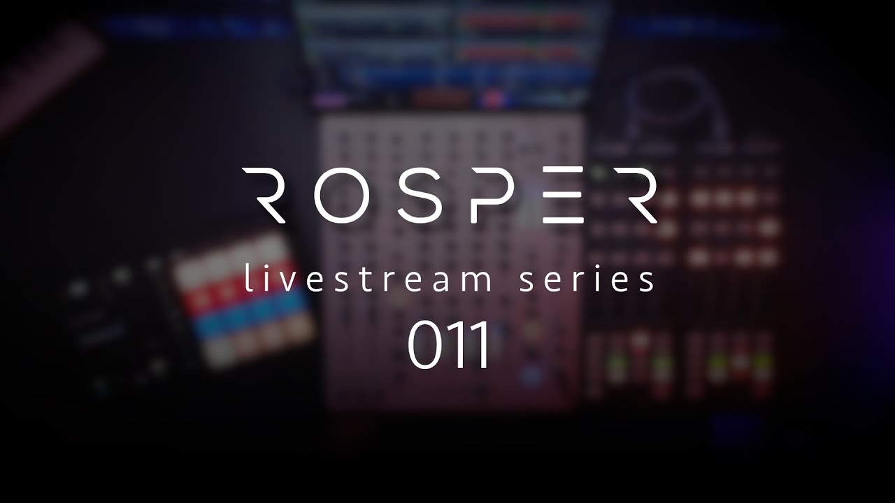 Rosper - Livestream Series 011 | Techno - Hypnotic - Hardgroove