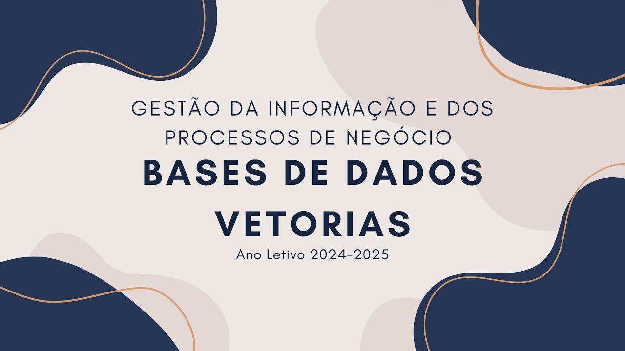 Bases de Dados Vetorias - GIPN