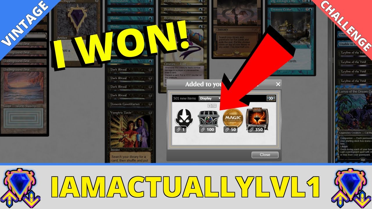 UNDEFEATED 9-0 Vintage Challenge WIN with Lurrus Doomsday