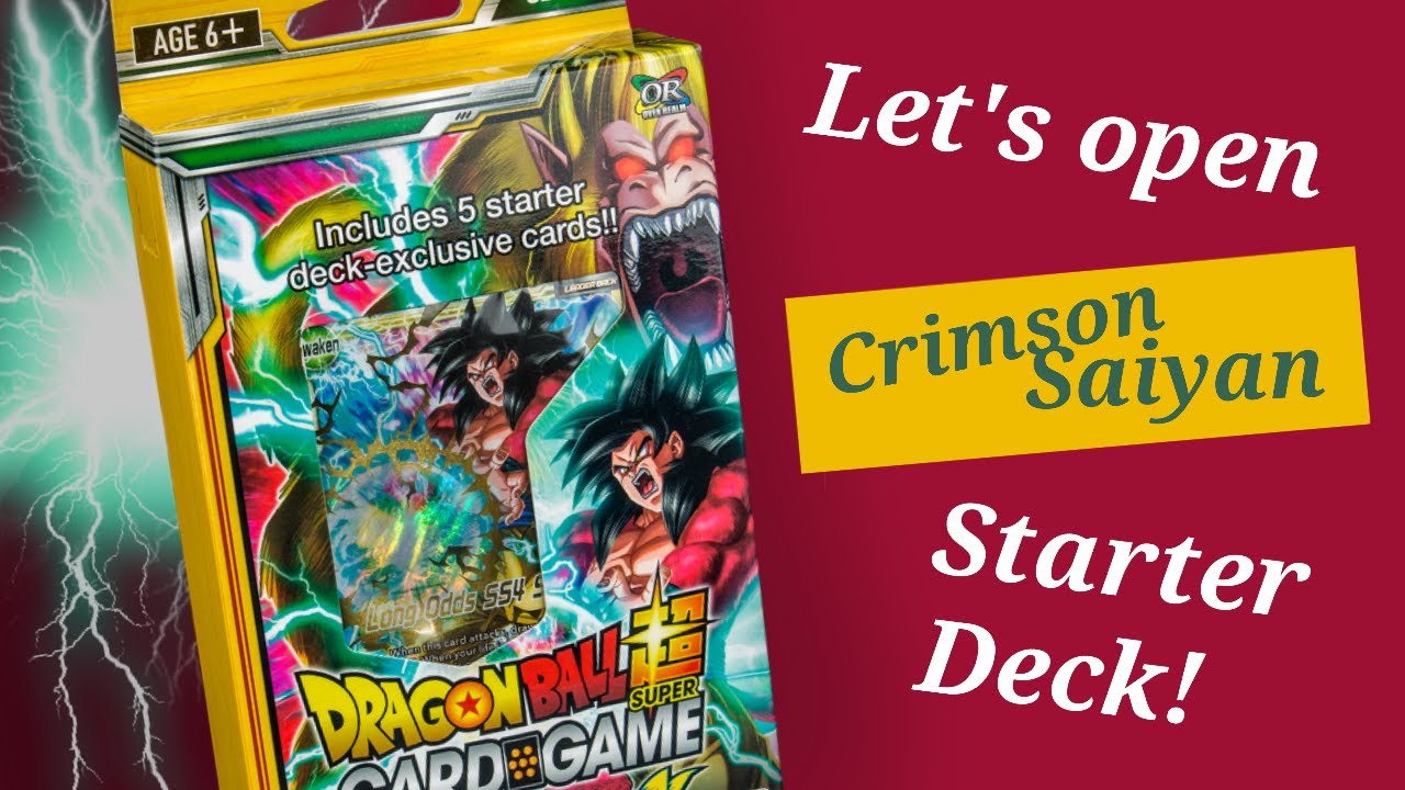 Let's open: Crimson Saiyan Starter Deck!