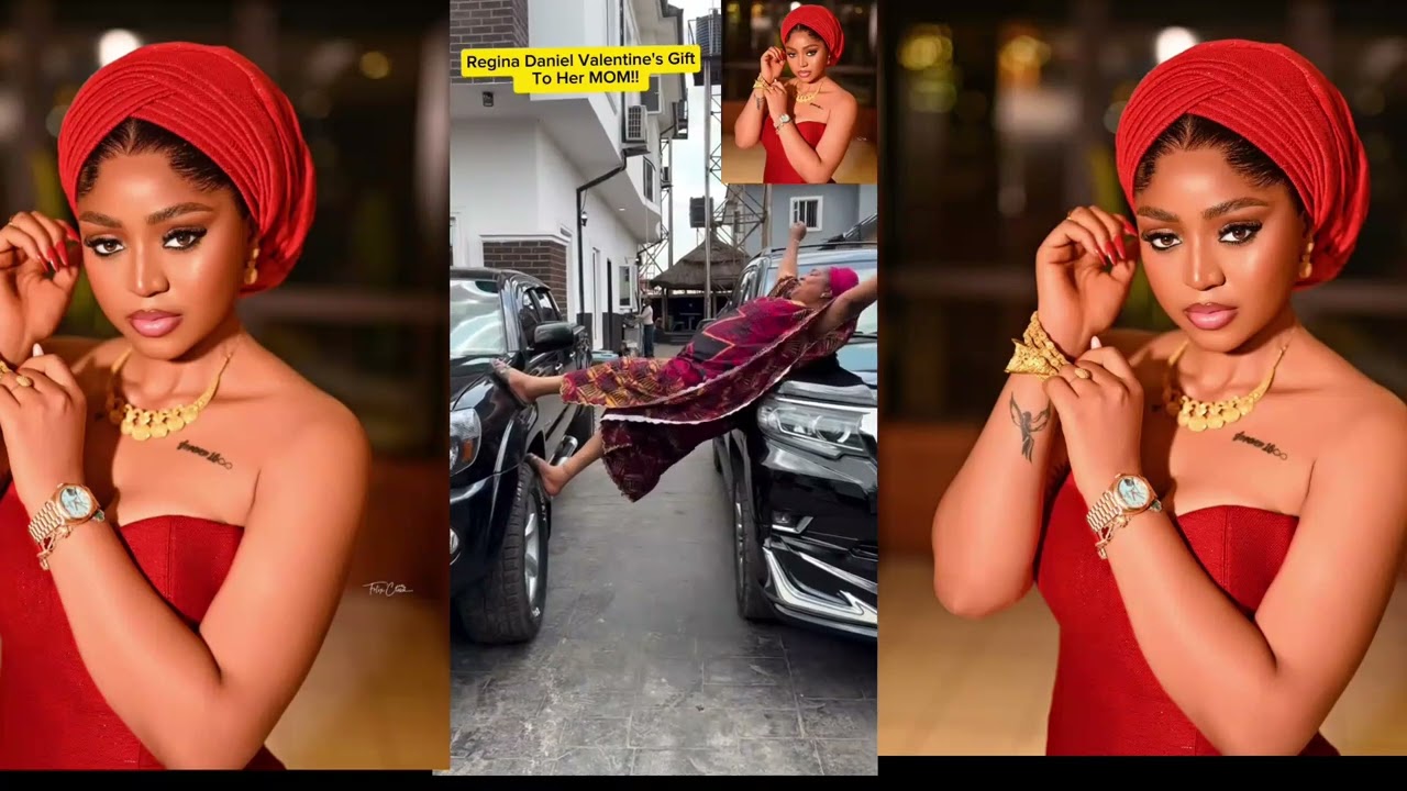 Regina Daniel Gifted Her Mother Expensive Jeep