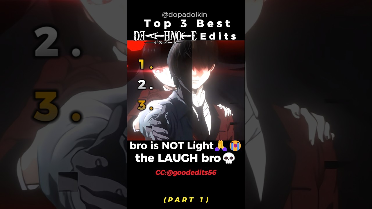 Ranking the Best Death Note Edits