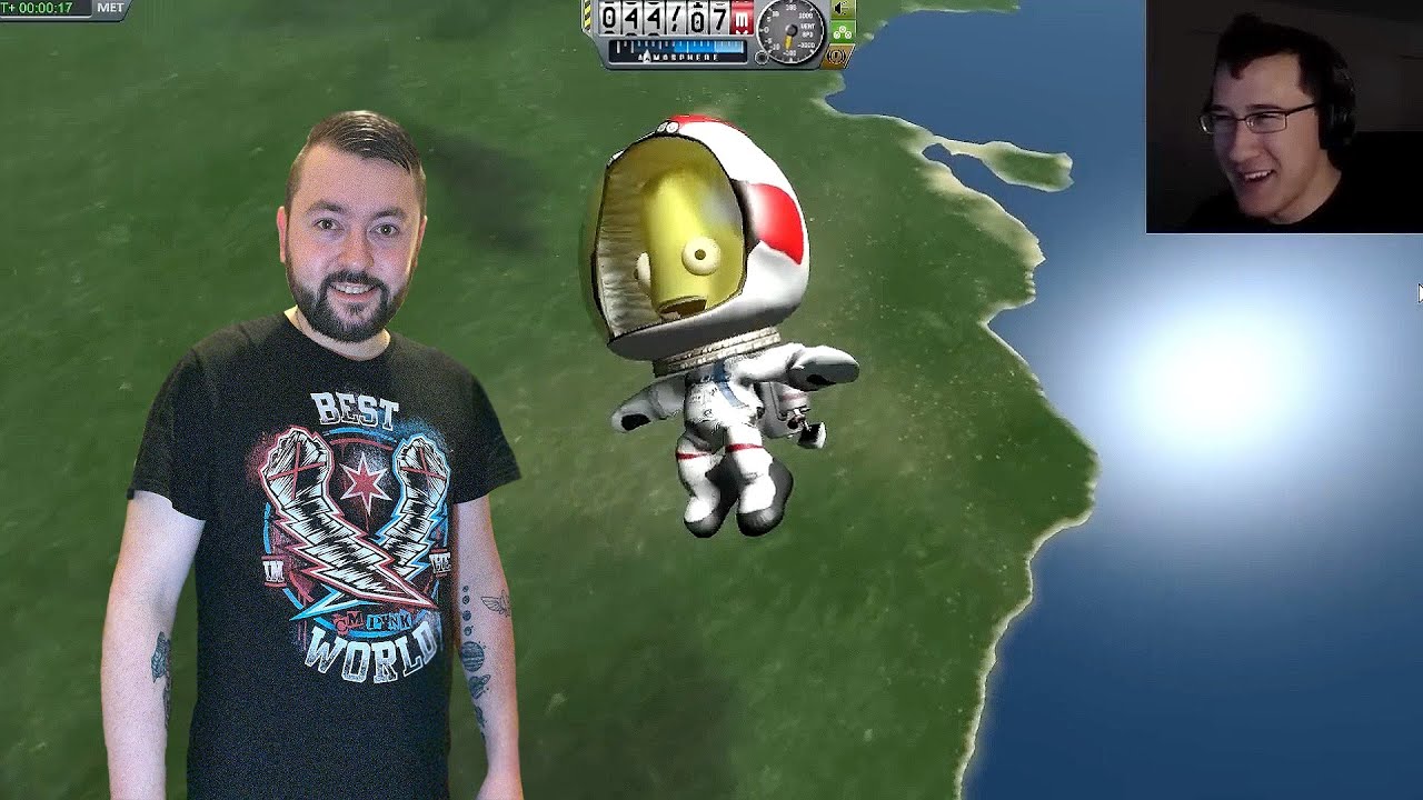 Kerbal Space Program | Part 1 | MARKIPLIER IN "SPACE" REACTION