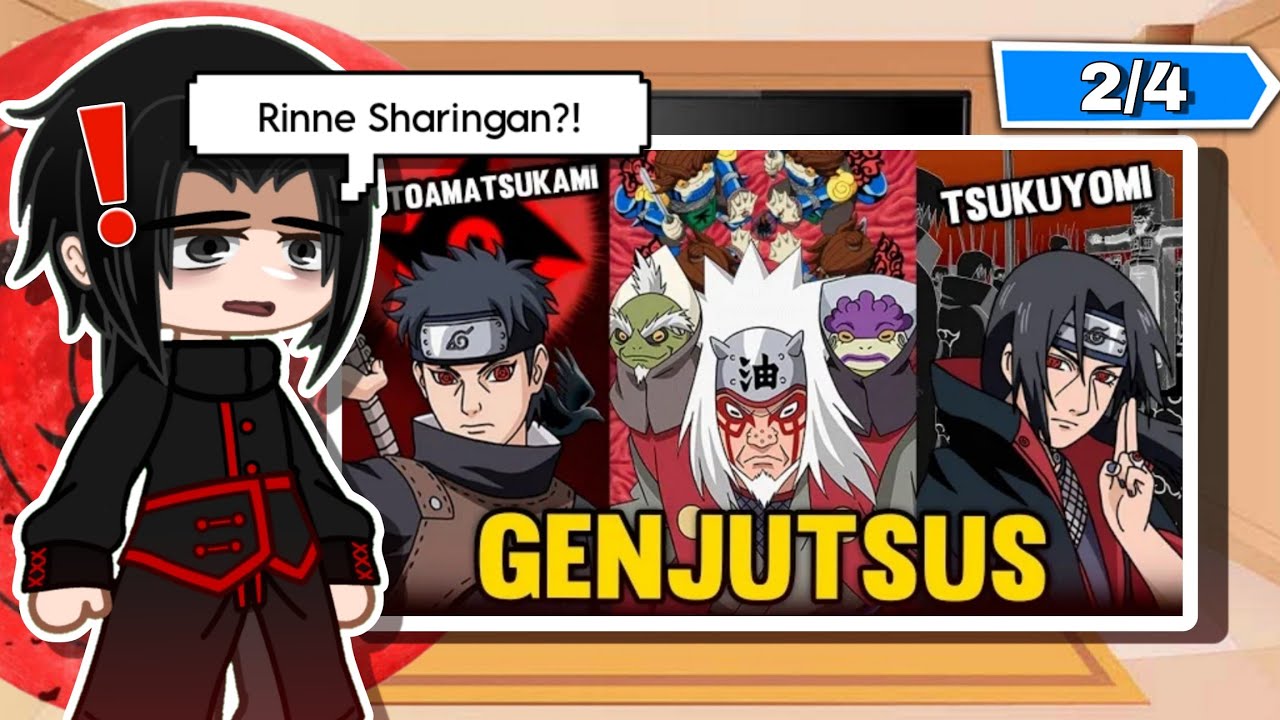 Família Uchiha React - Os 10 Genjutsus Mais Fortes 🔥 (2/4) | Naruto/Gacha