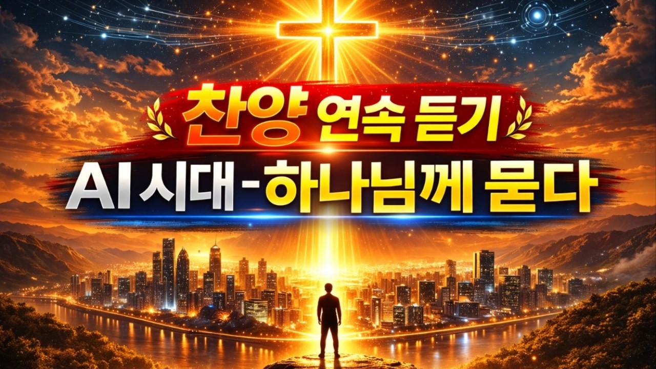 ▶️ AI 시대 - 하나님께 묻다 | 찬양 연속듣기 | 주님은 여전히 온 세상의 주 (10곡 수록)