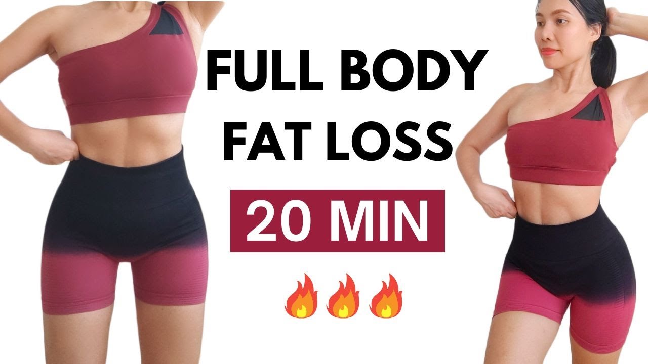 FULL BODY FAT LOSS IN 7 DAYS, 20 min cardio HIIT workout to burn fat quick 🔥