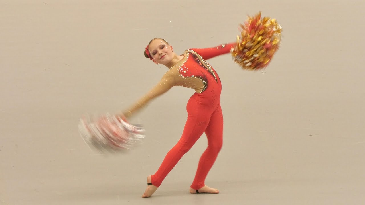 Majorettes *FALCO Vyškov* - solo pom, Mažoretky / Hradec Kralove 2025