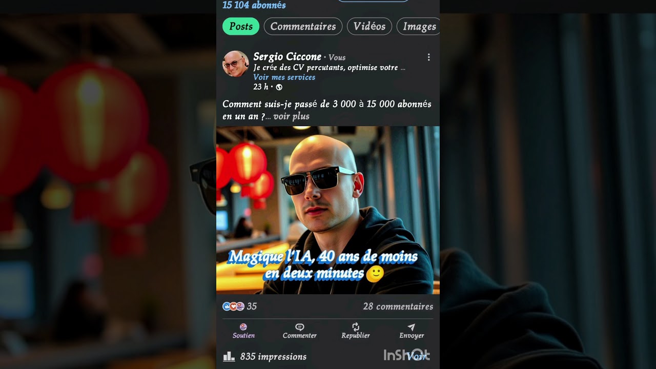 Comment suis-je pass&eacute; de 3 000 &agrave; 15 000 abonn&eacute;s en un an ? #cv #cadres #dirigeants #linkedin