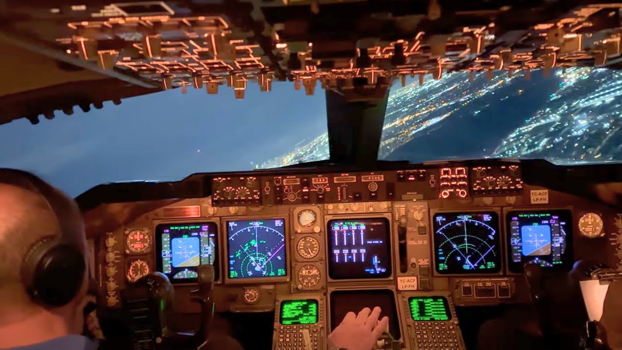 Boeing 747 Cockpit Flight ( Atc ) - Chicago to Atlanta (Jumpseat Edition)