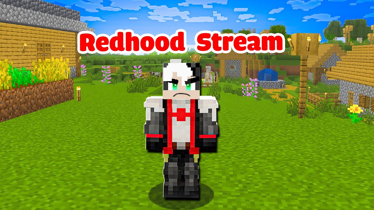 REDHOOD THỬ THÁCH NÂNG CẤP DÂN LÀNG NOOB THÀNH DÂN LÀNG PRO*REDHOOD SINH TỒN MINECRAFT 1.21.11 TẬP 3