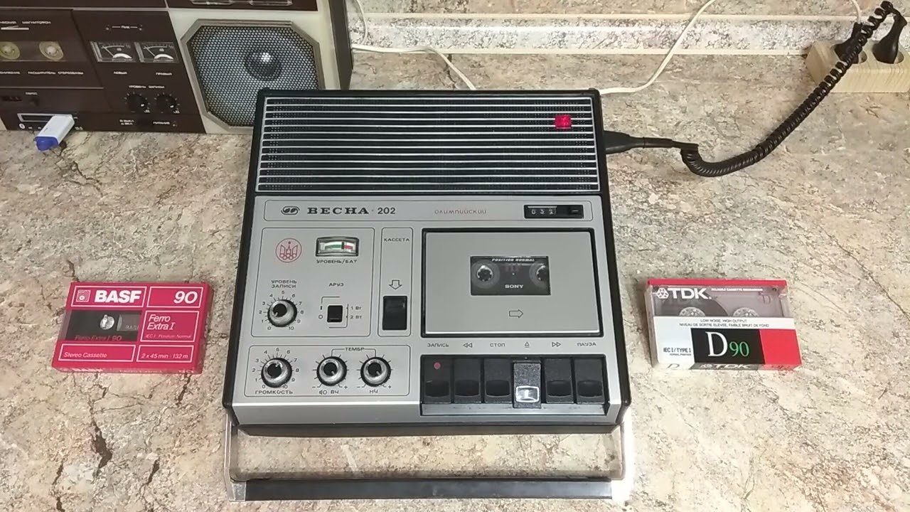 Весна 202 супер магнитофон 1978 года выпуска