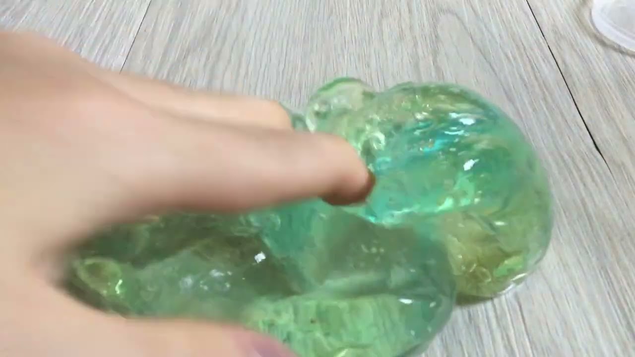 水晶泥#asmr #史萊姆 #疗愈 #解压