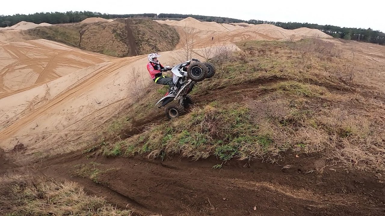 Yamahy YFZ450 robią rolki 😂 ale też nowe piony 👌 Raptor 700 & Can-am 800R ATV  Attack High Climb 🔥🔥