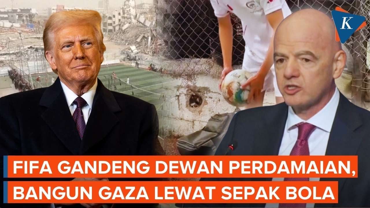 FIFA Gandeng Dewan Perdamaian, Bangun Gaza lewat Sepak Bola
