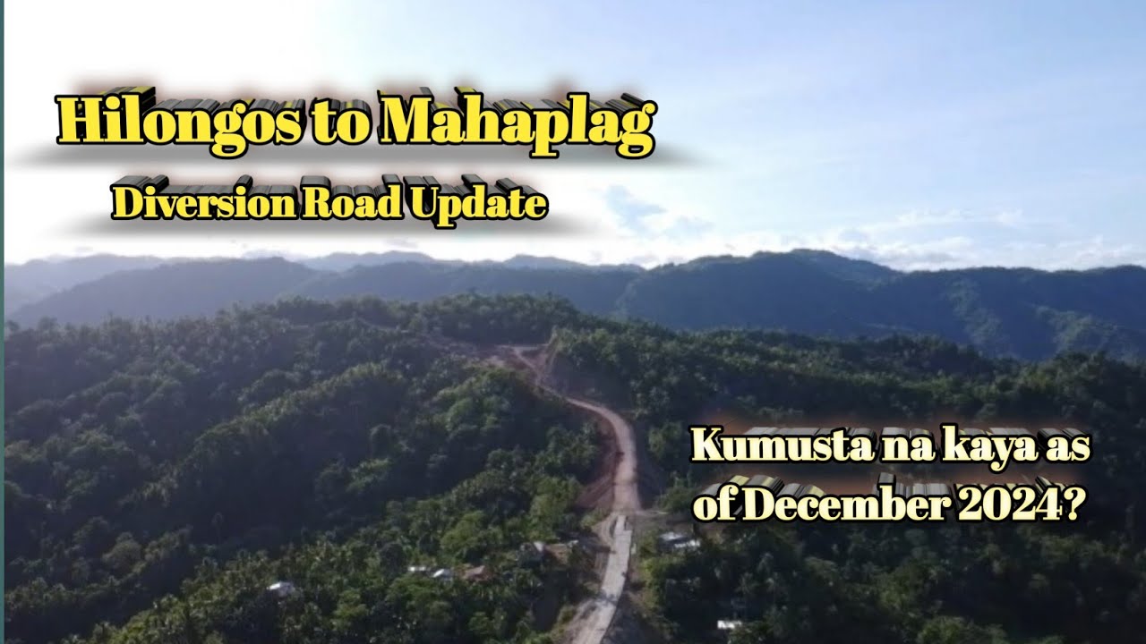 Hilongos to Mahaplag Diversion Road Update as of December 2024