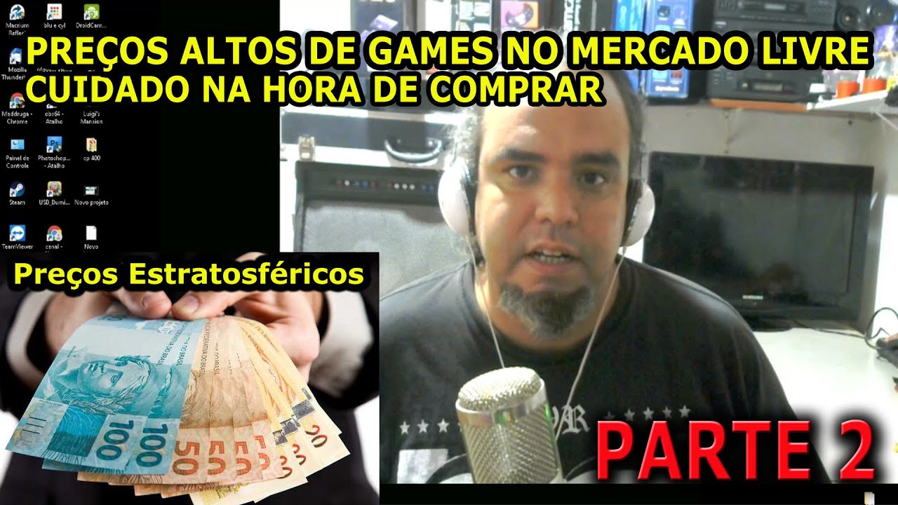 Preços Altos de games no Mercado Livre Parte 2 - A bolha gamer ta subindo cada vez mais...