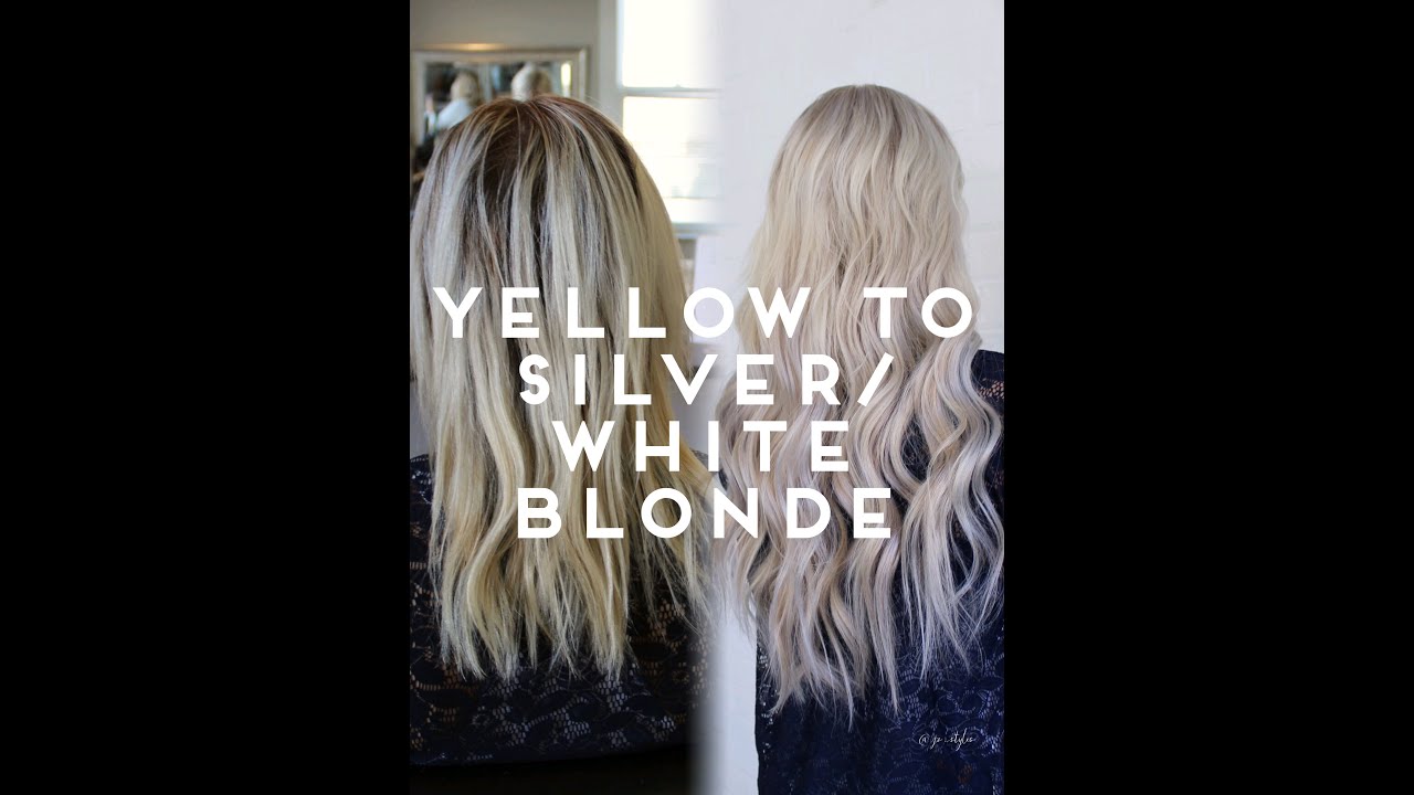silvery white blonde