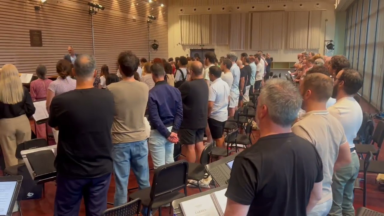 “Otello”(Una vela …un vessillo) Coro Titular Teatro Real Madrid / José Luis Basso Ensayo 29/08/2025 