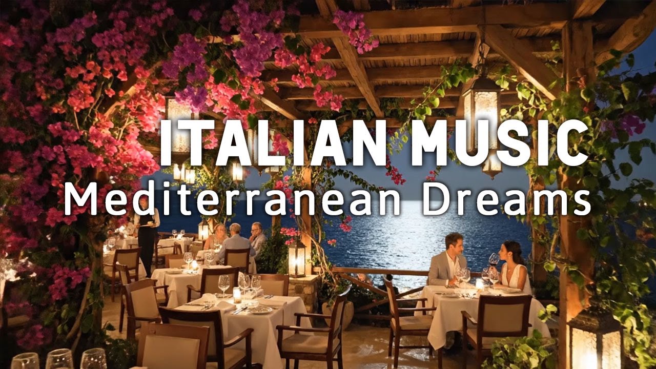 🎶 Italian Vibes & Mediterranean Music 🎶 2+ Hours Scenic Amalfi Coast & Lake Como Relaxation 4K