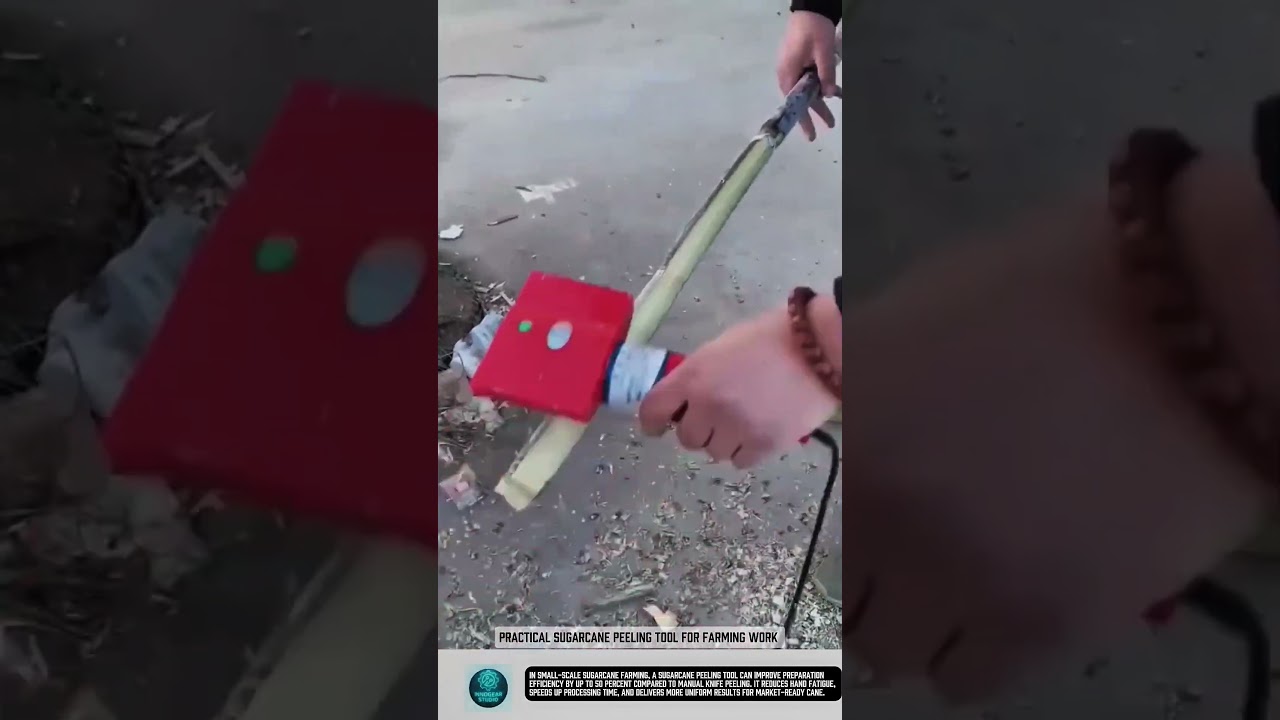 Practical Sugarcane Peeling tool for farming work #tools