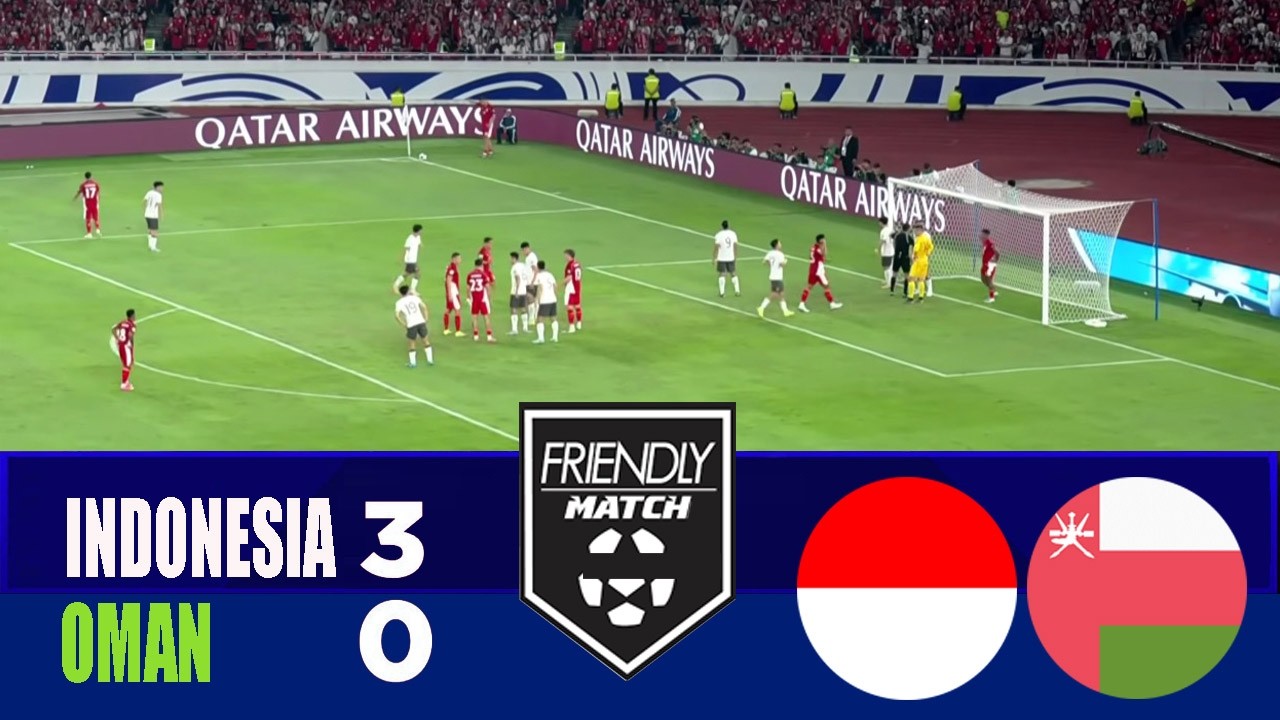 INDONESIA vs OMAN 3-0 | 2026 International Friendly | Match Highlights